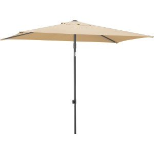 Schneider Marktschirm, 240x140 cm, Natur, mit Knickfunktion für flexiblen Sonnenschutz.