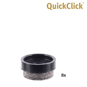 Wagner Ersatzgleiter-Set QuickClick Slim Ultrasoft EH7713 Ø 17 mm Braun 8-tlg.