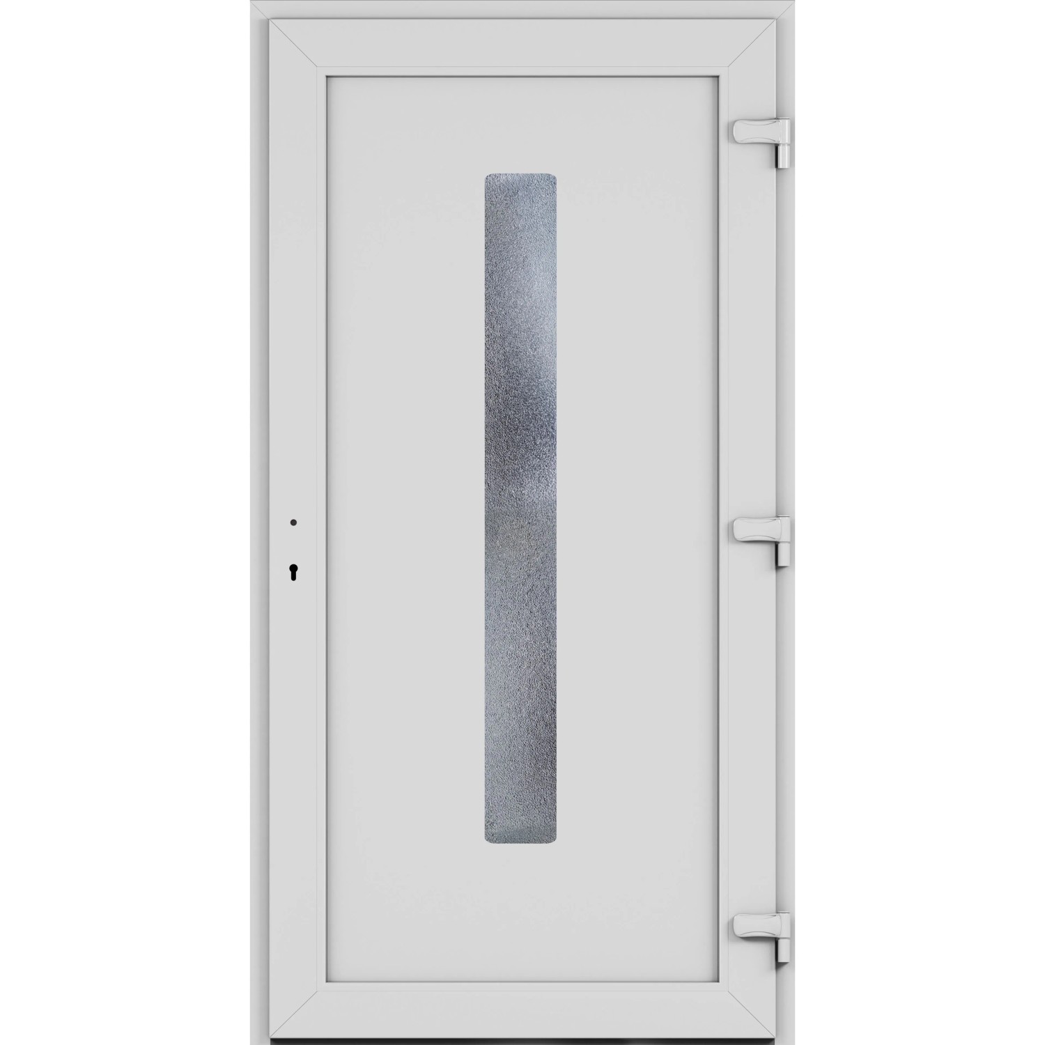 Roro Haustür OKE 1105 Kunststoff Weiß 100 cm x 200 cm DIN R_2