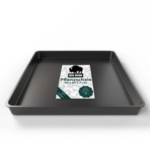 BigDean Pflanzschale Groß 60x60x7cm Ideal für Anzüchten Pflanzen & Mehr