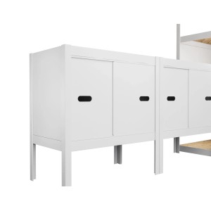 Ar Shelving Türset Rivet Style, 42x65 cm, grauweiß, für Regale. FSC®-zertifiziert.