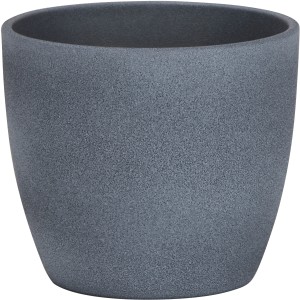 Scheurich Übertopf 920, Ø 11 cm, Dark Stone, aus Keramik für den Innenbereich.
