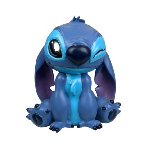 Disney Gartenfigur Stitch Ohren Sitzend Runter 20 cm Blau
