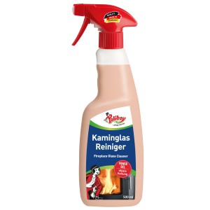 Poliboy Kaminglas Reiniger 500ml: Kraft-Gel zur Reinigung von Kaminglas und Backofenscheiben.