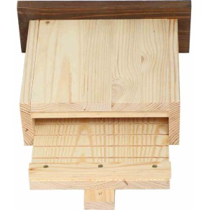 Siena Garden Fledermaushöhle Austin aus FSC®-Holz, naturbelassen und braun.