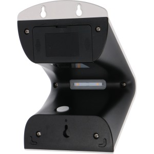 Weiße LED Solar-Außenleuchte mit Sensor, 3,2W, 400lm, 3000K, für die Wandmontage.