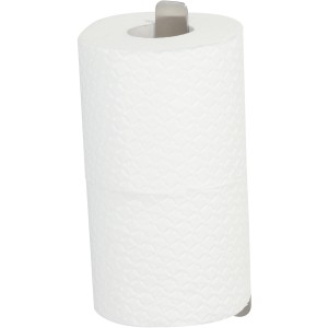 Tiger Colar Ersatzrollenhalter aus gebürstetem Edelstahl mit zwei Toilettenpapierrollen.
