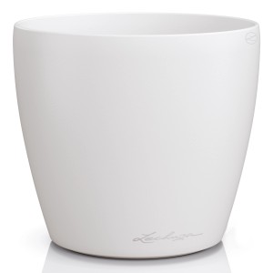 Weißer Lechuza Classico Color Pflanztopf, Ø 15 cm, ideal für kleine Pflanzen.