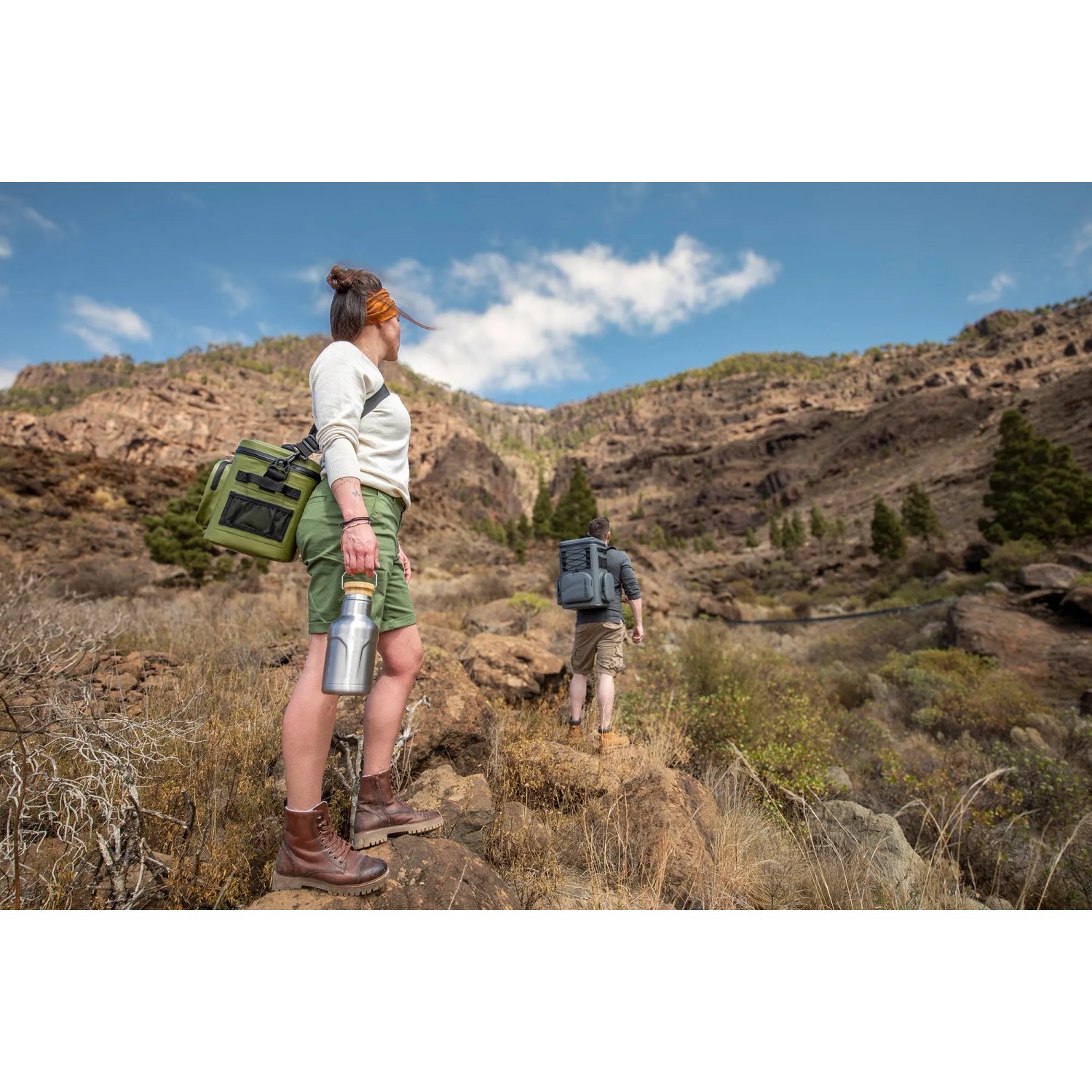 Petromax Kühlrucksack- & Kühlakku-Set inkl. 1,5 l Isolierflasche Grau 3-teilig_6