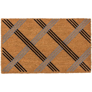 Astra Fußmatte Coco Design 45 cm x 75 cm Karo