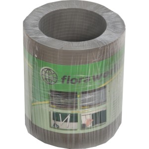 Rolle PVC-Sichtschutzstreifen, silbergrau, 5 Streifen für Zaunbau & Sichtschutz.