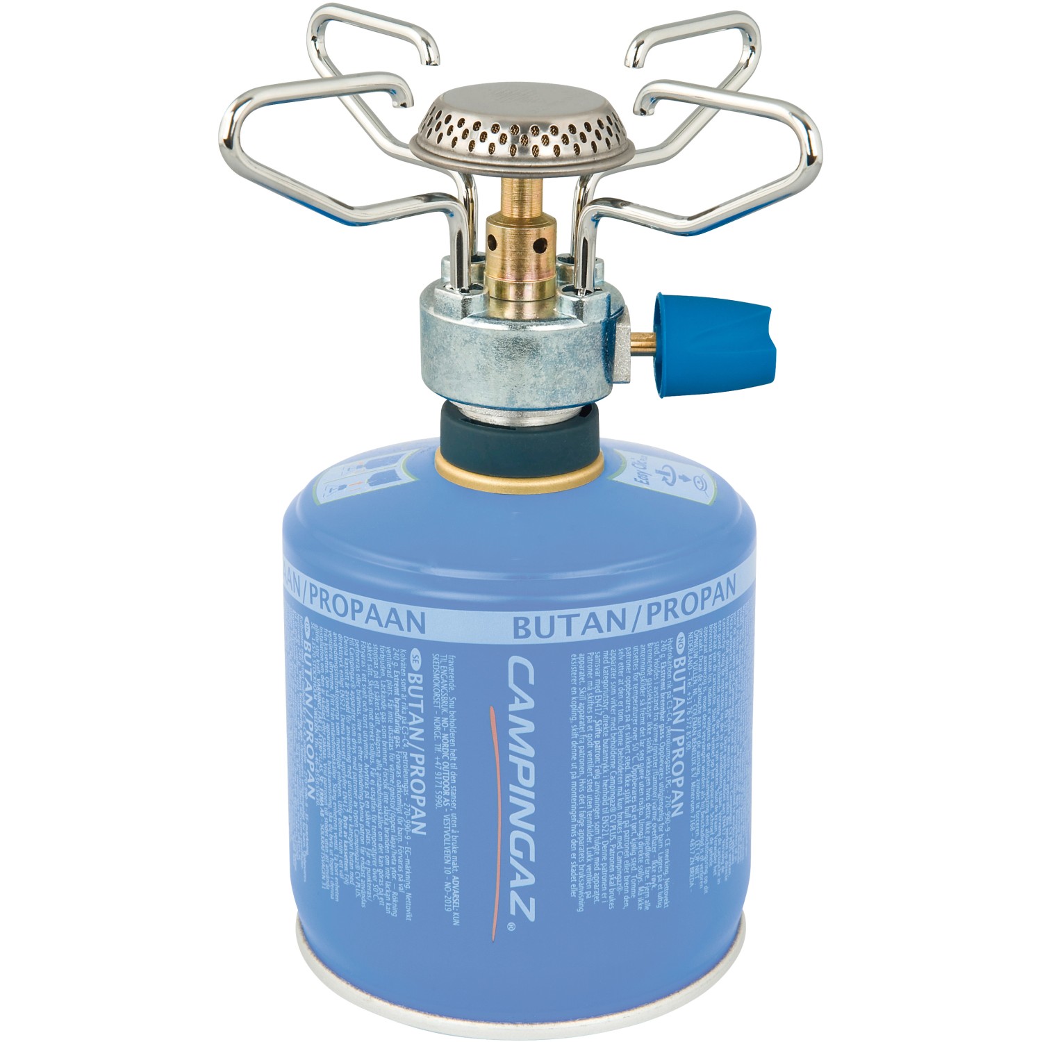 Campingaz Bleuet Micro Plus Gaskocher für Camping & Trekking mit blauer Gaskartusche.