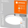 Verpackung der Ledvance Smart+ WiFi Einbauleuchte, rund, weiß, 40 cm Durchmesser. Smarte Deckenleuchte mit WiFi.