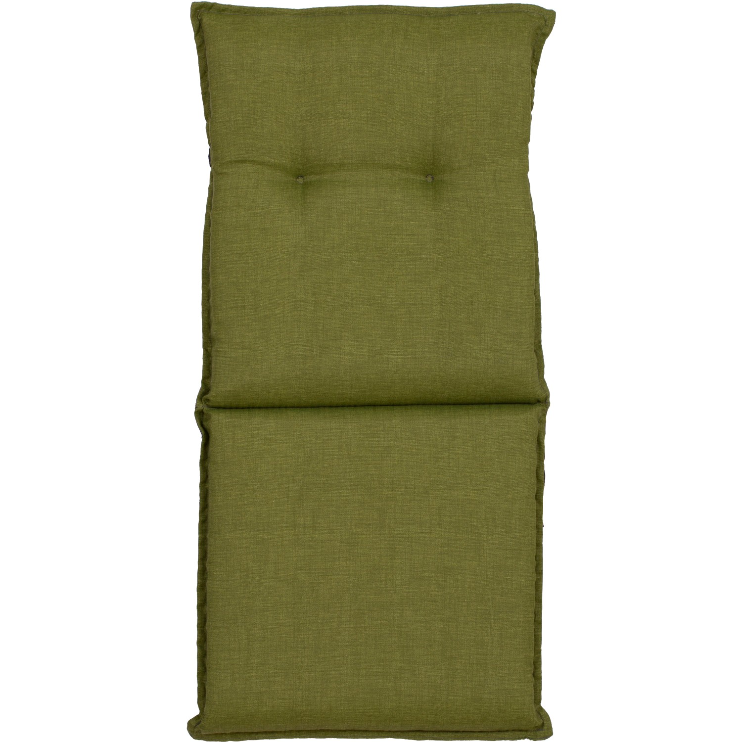 Beo Niedriglehner Saumkissen Tirana Turin, 100x46x8 cm, grau-grün. Gartenstuhl Auflage.