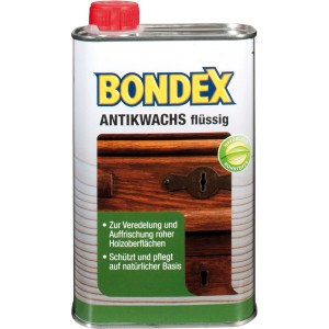Bondex Antik-Wachs Natur, flüssig, 500ml Dose für Holzmöbel. Schützt und pflegt.