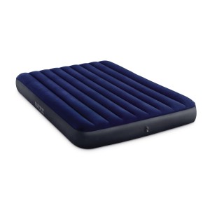 Intex Luftmatratze Classic Downy Blue Queen für Camping und Gäste.