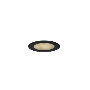 Schwarzer, runder Trio LED Einbaustrahler Virunga, Ø 11 cm. Ideal für Bad und Wohnraum.