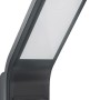 Steinel LED-Außenwandstrahler XLED Slim S in Anthrazit mit Bewegungsmelder.