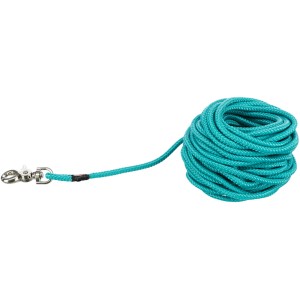 Trixie Hunde-Schleppleine in Ozean-Blau, 15m lang, mit Trigger Snap Hook. Ideal für Hunde.