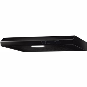 Respekta Unterbauhaube Suna schwarz lackiert 60 cm