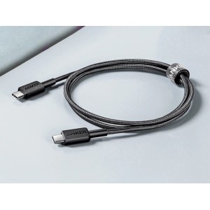 Anker USB-C Kabel, 90cm, geflochten, für Computer & Multimedia Geräte.