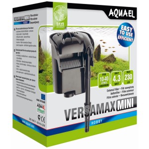 Aquael Versamax Mini Aquarium Filter für Aquarien von 10-40L. Kompakter Aussenfilter in Originalverpackung.