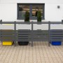 Westmann Mülltonnenverkleidung Planum für 4 Tonnen (je 240 l) in Anthrazit/Grau.