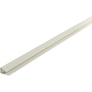 Grosfillex Abschlußprofil klippbar Weiß 8 mm - 10 mm