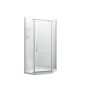 Glasdeals Fünfeck Duschkabine PENTAGONO 100 x 100 x 195 cm 3070