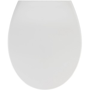 Wenko Premium WC-Sitz Samos, weiße Klobrille mit Absenkautomatik.