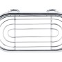 WENKO Wandablage Trestina aus Edelstahl, Drahtkorb für Badutensilien in Chrom-Optik.