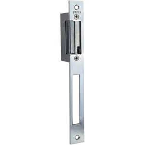 Elektrischer Türöffner, verzinkt, 12V, mit Schließblech und Arretierung für DIN links/rechts.