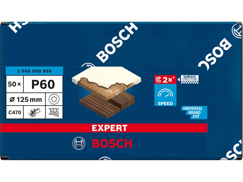Bosch Schleifblätter C430 Expert - 10 Stück 115x280mm Korn 180