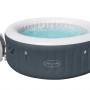 Bestway Lay-Z-Spa Bali AirJet, aufblasbarer, runder Whirlpool in Anthrazit mit Pumpe.