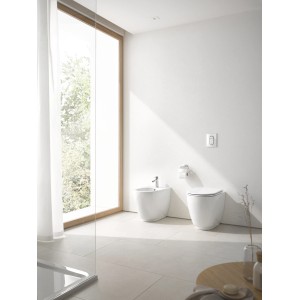 Grohe Essence Standbidet in Alpinweiß mit PureGuard Oberfläche und Überlauf.