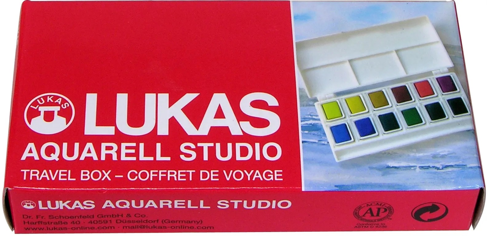 LUKAS Aquarell Studio Set Mit 16 Farben – Premium-Aquarellfarben Für Anfänger & Künstler