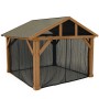 Westmann Moskitonetz 4er-Pack für Pavillon, 320x220cm, schützt vor Insekten.