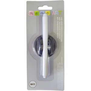 Memo-Art Stifthalter mit weißem Stift, 14x5cm, für Memoboards.