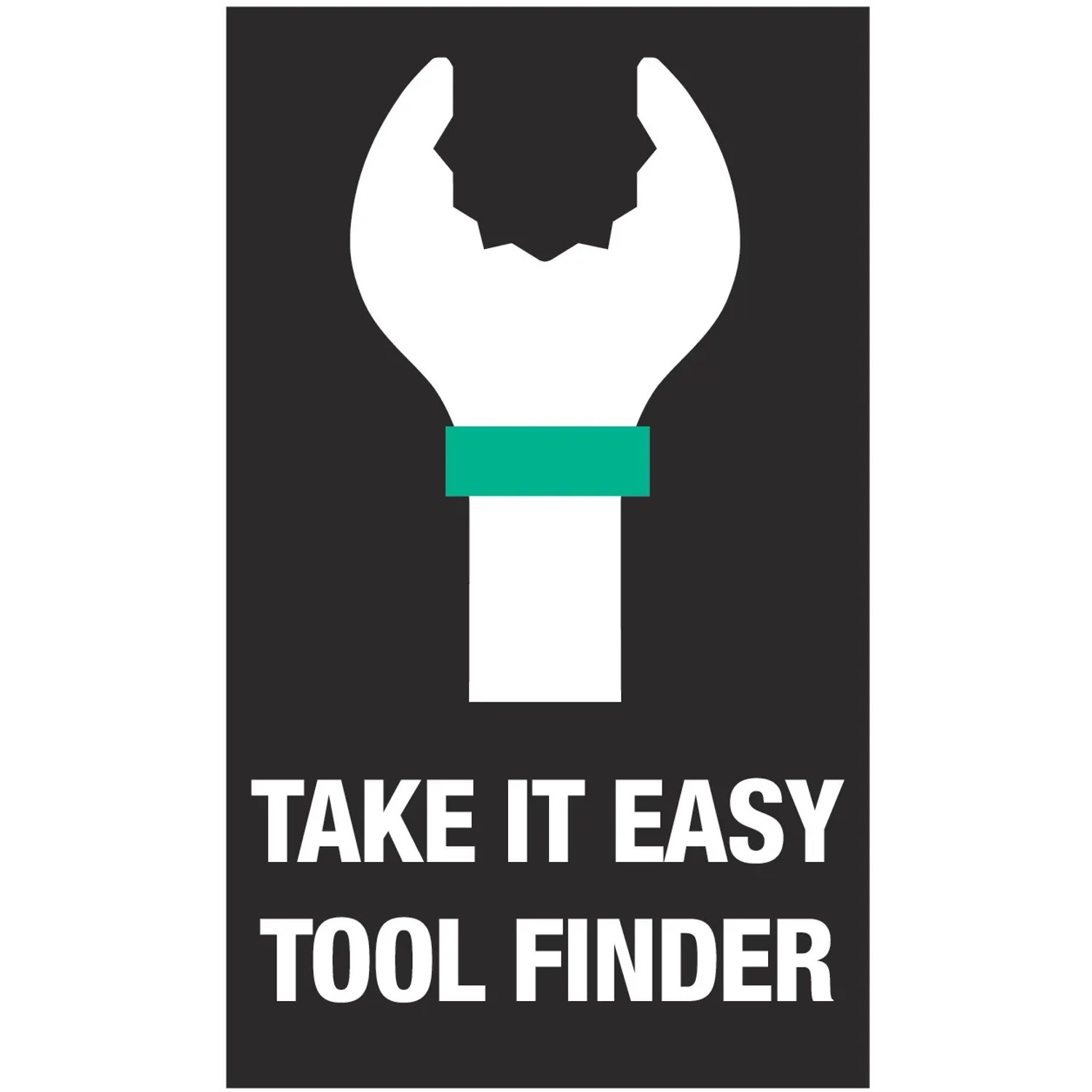 Symbol für Wera Maul-Ringratschenschlüssel: Werkzeugfinder "Take it easy" für einfache Größenkennung.