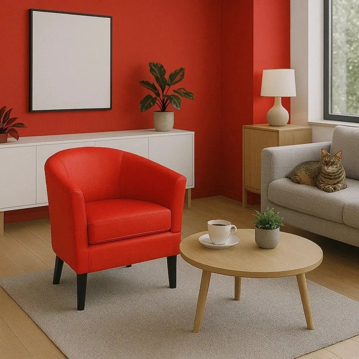 MCW Lounge-Sessel O17 Rot kaufen bei OBI