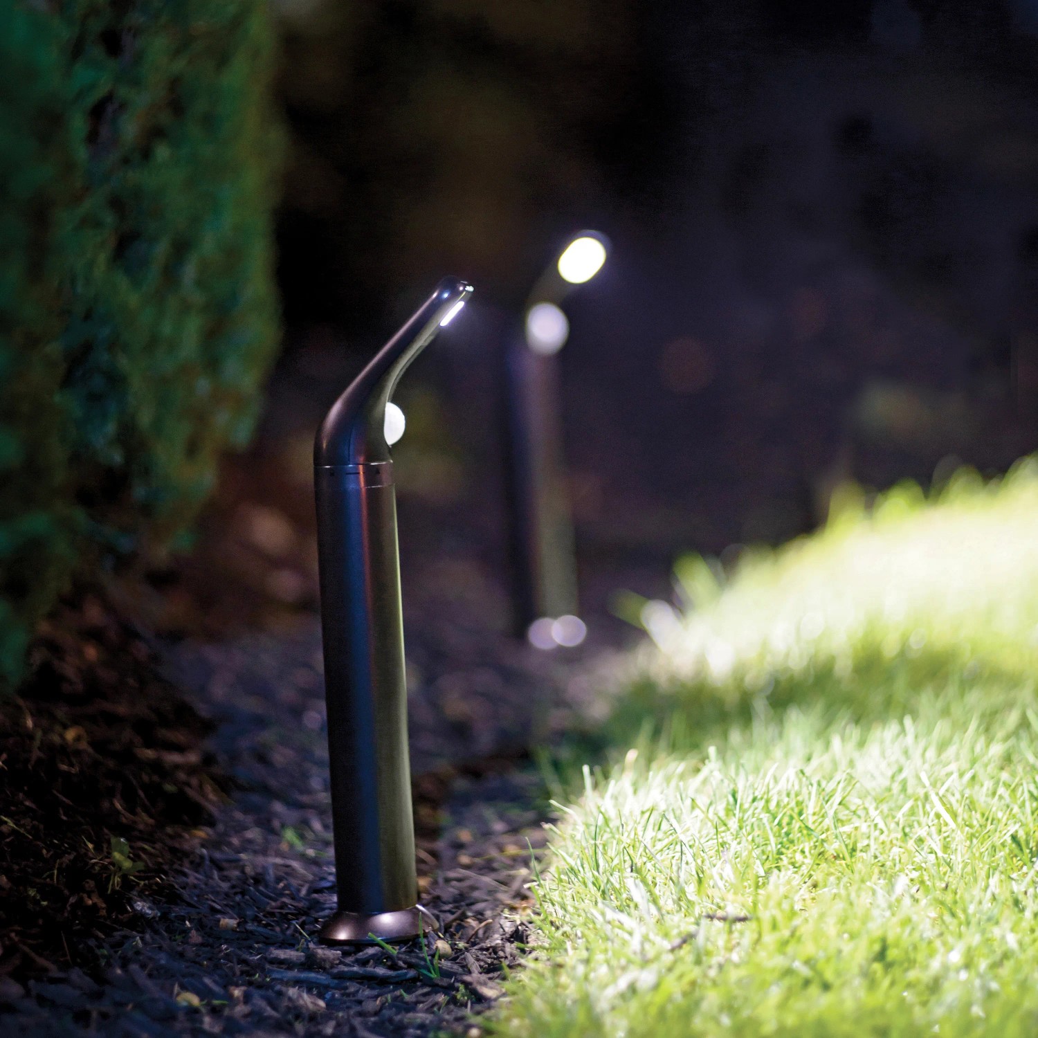 Mr. Beams MB592 LED-Batterie-Wegeleuchte mit Bewegungsmelder Braun 2er-Pack kaufen bei OBI
