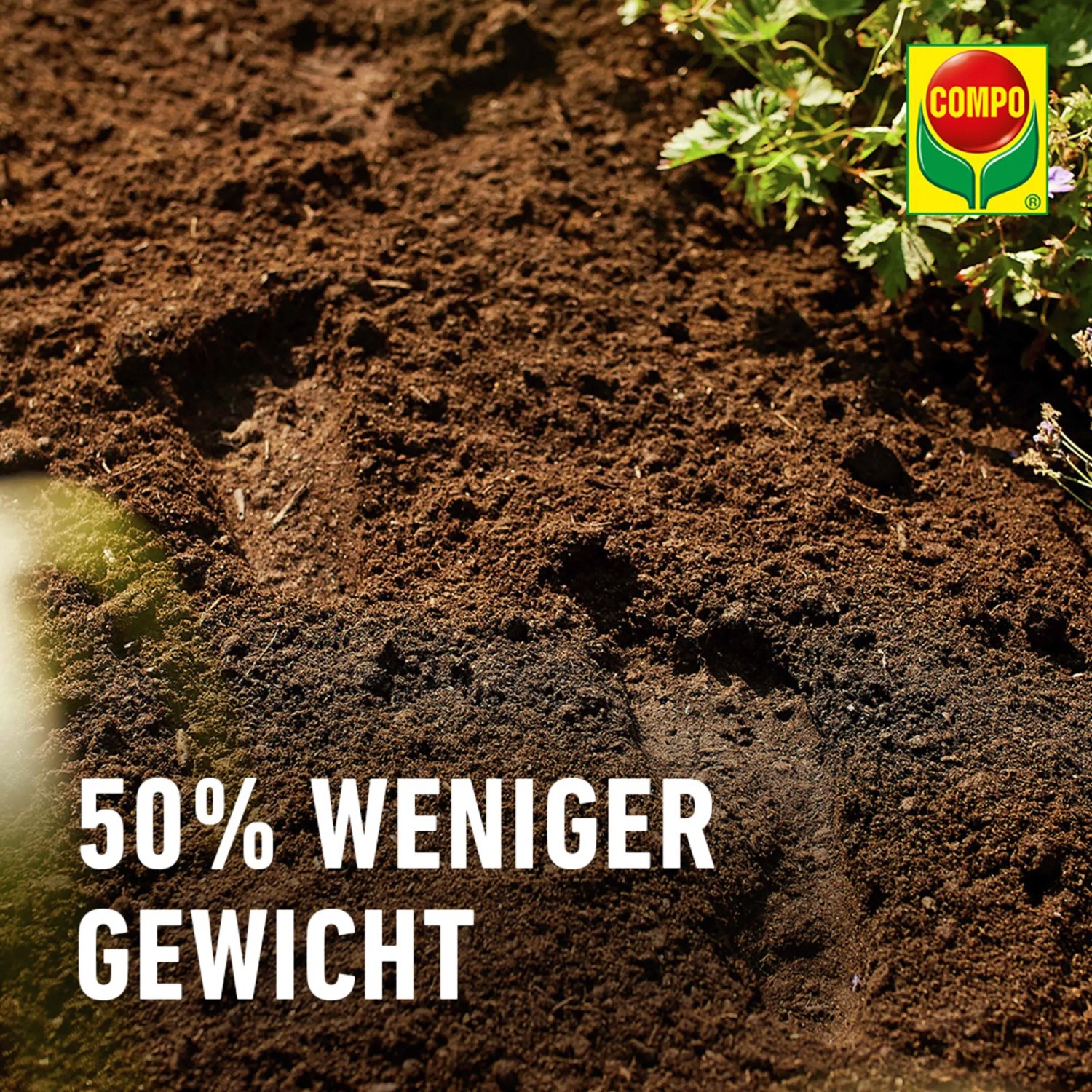 Compo Qualitäts-Blumenerde ca. 50 Prozent weniger Gewicht 1 x 25 l_7