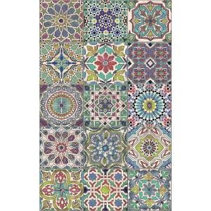 d-c-fix Klebefolie Trendyline Faraso mit bunten orientalischen Fliesenmustern, 45x150cm.