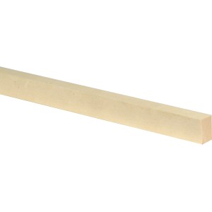 Fichte Flachleiste, 19x29x1000mm, ideal für Bastelarbeiten und Innenausbau.