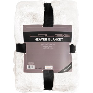 Kuschelige Lalee Wohndecke Heaven in Ivory, 150x200 cm, aus Kunstfell. Ideal für gemütliche Stunden.