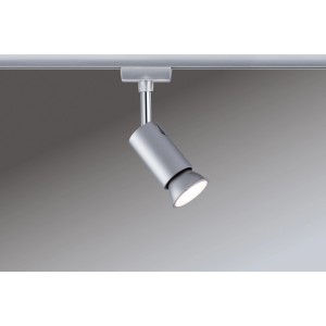 Paulmann URail Spot Pure I, Chrom matt, für Schienensysteme. Flexibel ausrichtbarer Strahler.