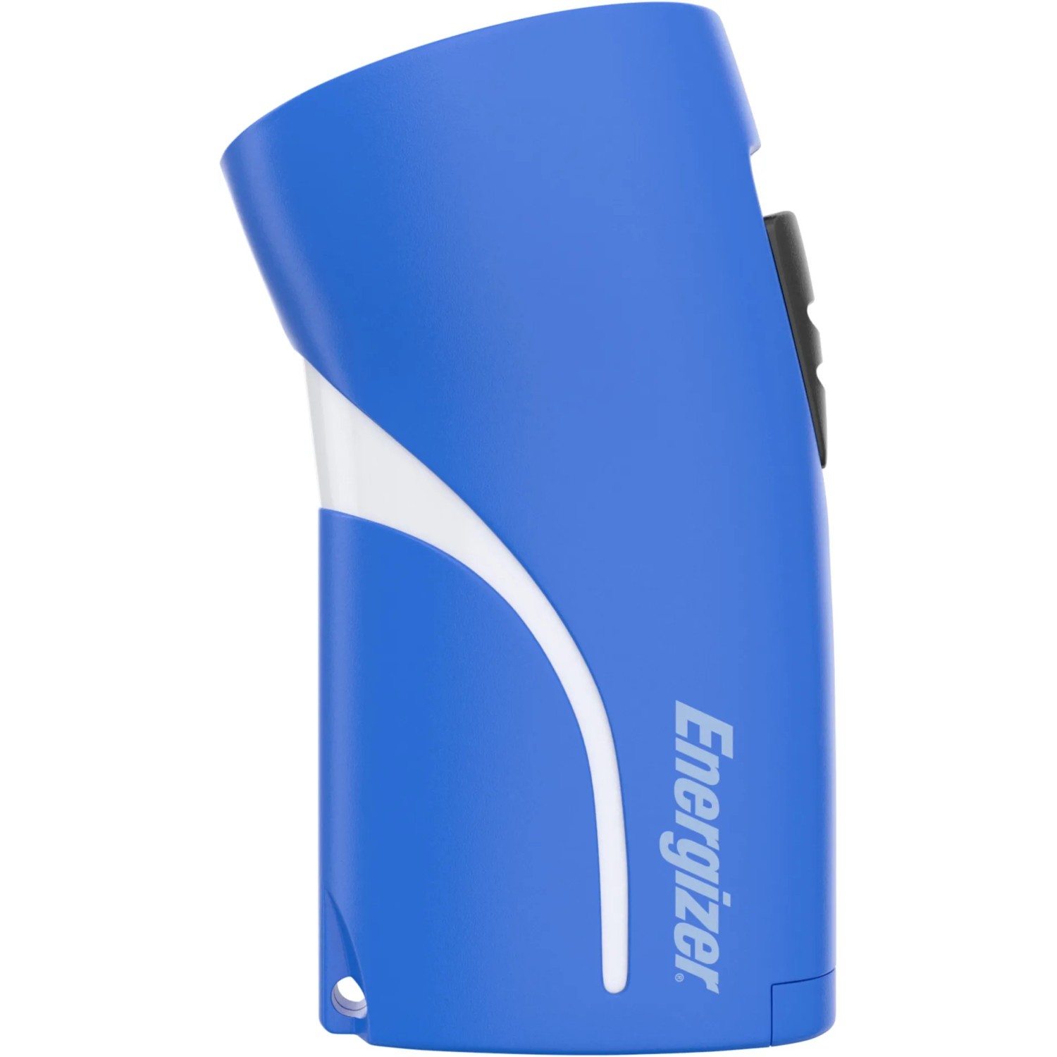 Blaue Energizer Pocket Light Taschenlampe mit Batterien.