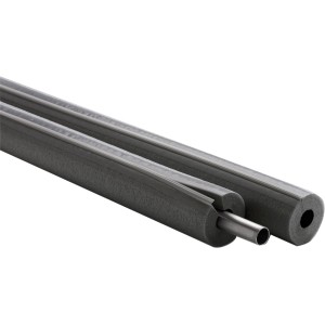 NMC Climatube Rohrisolierung 28-15 mit Zip-Verschluss für Heizungsrohre, grau.