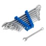 LUX Gabelringschlüssel Satz, 8-teilig (8-19 mm) im Halter.