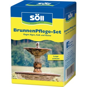 Söll Brunnen Pflege-Set für saubere Brunnen, gegen Algen, Kalk und Keime.